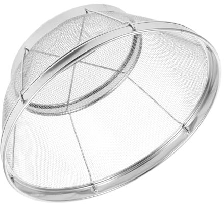 FONDOTIN Risciacquo Del Riso Cestino Drenante Vaschetta Di Drenaggio Piccola Setaccio Per Ciotola Di Pasta Cesto Di Frutta Da Cucina Cestello Scola Verdure Silver Acciaio Inossidabile