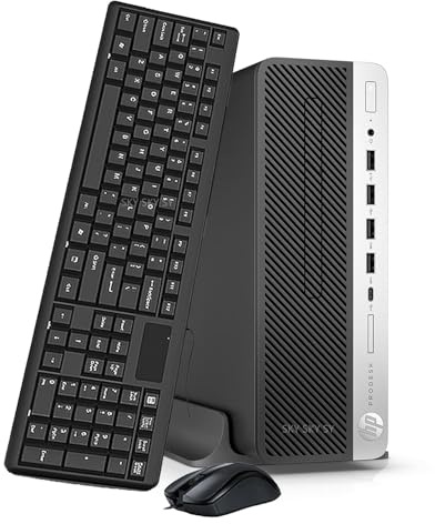 HP ProDesk 600 G5 SFF PC de escritorio, Intel Core i5-9500, 16 GB de RAM, 512 GB SSD, WiFi, Bluetooth, teclado EE.UU., Windows 11 Pro (reacondicionado)