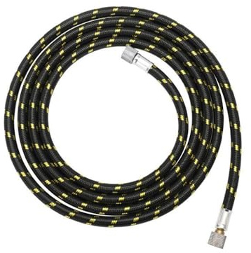 Respicefinem Set di accessori professionali per aerografo Tubo intrecciato in nylon da 1,8 m con raccordi da 1/8 di pollice e separatore di acqua e olio per sistemi di