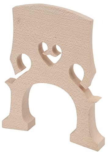 Jeffergarden 4/4 Cello Maple Bridge Träfärgersättningstillbehör för Cellospelare, med Avancerat Hantverk för Ljudöverföring