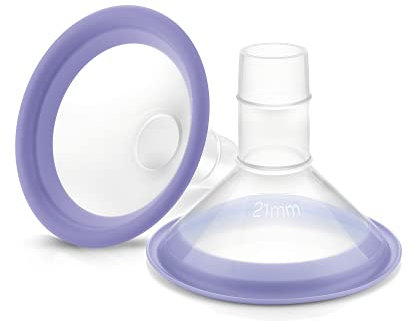 Lansinoh Saugaufsätze Milchpumpen - Größe S (21 mm), 2 Stück