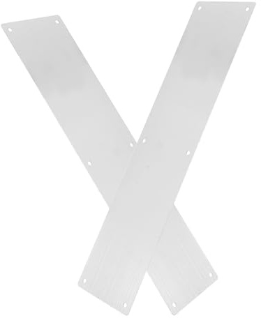 DIYEAH Élégant Porte Extérieure pour en Acier Inoxydable Acier Metal et Installation Facile Protecteur de Porte Résistant Intérieure