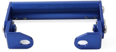 SIKUAI Support de navigation pour téléphone, support de montage en aluminium bleu Pour Moto tout-terrain universelle de petite cylindrée