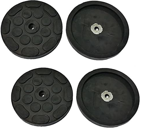 FILAVERSE - 4pz Tamponi a Cuffia per Ponte Sollevatore Kit Cuffie ø120/110mm H19mm Specifici per Ponti J.A.B. BECKER ATH HOFMANN HERMANN | Appoggio Stabile e Sicuro