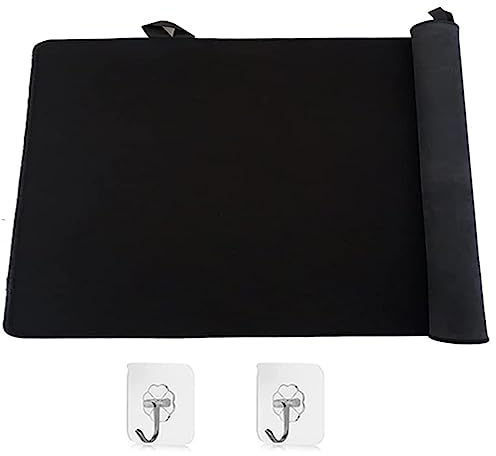 Alfombra para Placas de Inducción 61.5x53 cm, Cubre Placa de Cocina de Inducción, Cubierta de Mesa de Cocción Eléctrica, Alfombra de Protección para Estufa de Cristal con Revestimiento Antideslizante