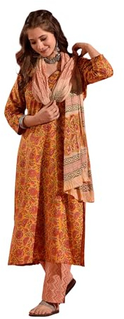 Kurta Set för kvinnor | Kurta Set för kvinnor | 3 pic Kurta för kvinnor (51)