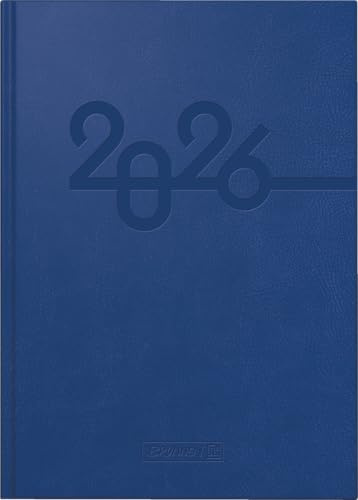 BRUNNEN bokkalender mod. 798 2026 | A5, konstläder, blå