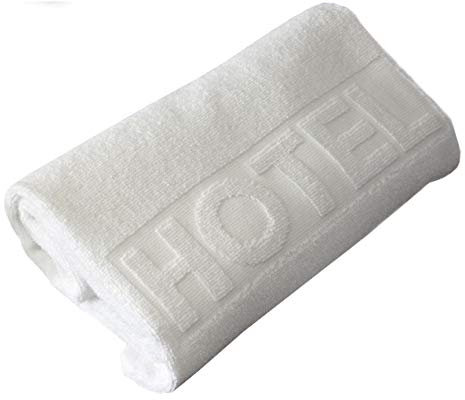 Awek.eu Hotel Handtuch Weiss Hotel 500 g/m2 100% Baumwolle (140 x 70)