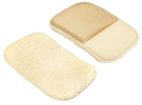 PATIKIL Shoes Polishing Gloves, 2 Pack Cleaning Shine Cloth for Leather Boots, Yellow
