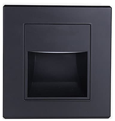 Lámpara De Pared Empotrada LED, 1,5 W, 3000 K, Luz De Escalera LED Blanca Cálida, Luz De Paso LED, Luces De Escalera para Jardín, Cocina, Zócalo, Patio, Escalera