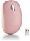 NGS Fog Pro Pink - Ratón Inalámbrico Óptico de 1000 dpi, Interfaz Nano USB, 2 Botones Silenciosos y Rueda de Desplazamiento, Plug and Play, Ambidiestros, Color Rosa