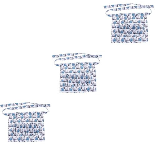 Cabilock 3st Schürze Zum Eiersammeln Taschenschürze Eierschürze Häkeln Eierschürzen Zum Sammeln Kittelschürze Gänseei-schürze Schürze Mit Eiertasche Hühnerschürze Lustiger Eierhalter Stoff