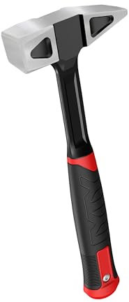 C&T Marteau de serrurier 500 g | Bras vibrant | Acier spécial | Qualité professionnelle pour serruriers et installateurs | Forgé en une seule pièce pour une construction solide