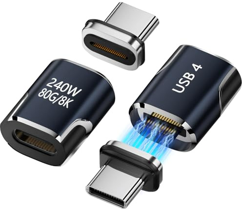Auravale Magnetisk USB C-adapter, 240 W, 24 stift, typ C