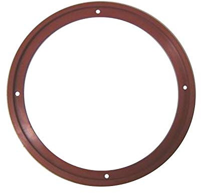 Easyricambi Joint avant aspirateur extracteur de fumée de poêles à granulés à 4 trous en caoutchouc de silicone de couleur rouge