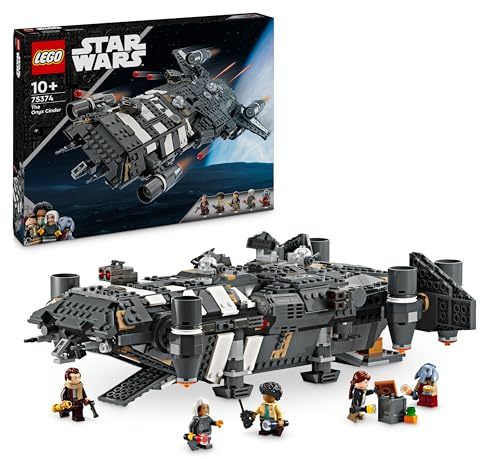 LEGO Star Wars: Skeleton Crew Die Onyx Cinder, Spielzeug-Sternenschiff zum Bauen und Sammeln für Jungen und Mädchen mit 5 Charakteren, Geschenkidee für Fans ab 10 Jahren 75374