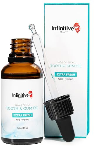 IB Gum Oil | Huiles Botaniques 100% Pures Extra Fortes | Huile Pour Dents Et Gencives Saveur Menthe Avec Compte-Gouttes Pour Soins Buccaux | Bain De Bouche À L’Huile Et Massage Des Gencives, 30 ml