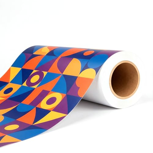 Creatorally Rotolo di Pellicola di Trasferimento DTF, 33cm x 100m Carta Opaco di Trasferimento Impermeabile Diretta Su Pellicola DTF per Magliette