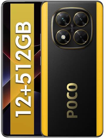 XIAOMI Poco X7 Smartphone 12+512GB, 45 W Turbo Ricarica, 1,5K 120Hz AMOLED CrystalRes Schermo Curvo, Fotocamera Principale Da 50 MP Con OIS Antipolvere, IP68, Batteria Grande 5110mAh -Nero