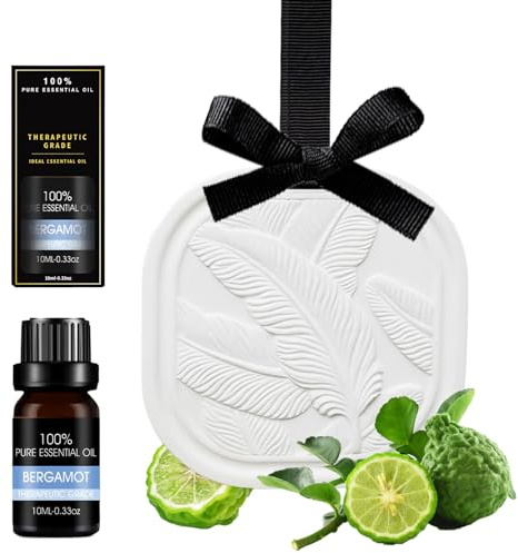 70g Sachet de Cire parfumée Solide, Désodorisant Armoire, Désodorisant de Garde-Robe Bergamote, pour Placard, tiroir et Maison, (avec Huiles Essentielles de Bergamote10 ML)