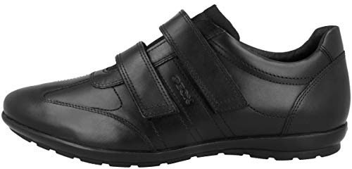 Geox Uomo Symbol D, Zapatos Hombre, Negro, 43 EU