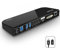 WAVLINK USB 3.0 / USB C Laptop Docking Station Dual Video Outputs Support HDMI and HDMI/DVI/VGA (6 USB Ports,Gigabit Ethernet,Audio) for Windows and Mac - Horizontal UG39DK1-BL