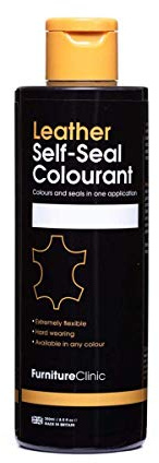 Furniture Clinic Leather Repair Paint for BMW Car Seats and Interiors. All in One Paint for Dyeing & Restoring Leather. (250ml, Walknappa Champagne)