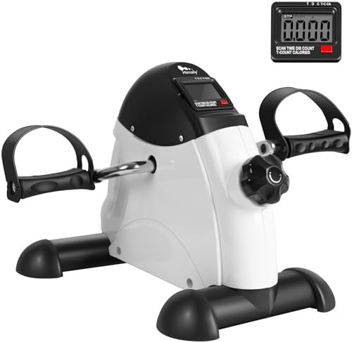 himaly Mini Bike Heimtrainer, Arm- und Beintrainer, Pedaltrainer für Senioren und Junge, Muskelaufbau, Ausdauertraining, Verschiedene Widerstandsstufen, Trainingsgerät für zu Hause uns Büro