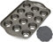SGAONSN Muffin Pan,12 Cupcake Pan,Cheesecake Pan with Removable Bottom for Wedding/Birthday/Christmas Cake,Cake pan,Tart pan,Quiche pan