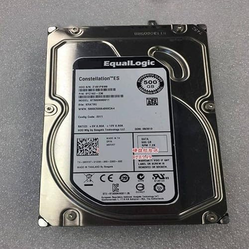 MIDTY 90% HDD para disco duro interno de 500 GB 3.5 SATA 32 MB 7200 RPM para disco duro de servidor para 06VVK7 6VVK7 ST500NM0011
