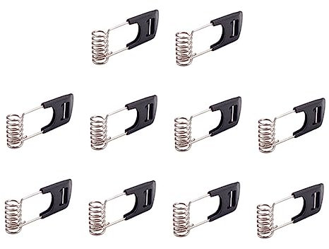 Housoutil 10 Stück Flachverbinder Schwarz Für Deckenspots Federklemme Einbauleuchte Clips Für Led Downlight Weihnachtsbeleuchtung Zubehör