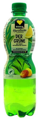 Herzstücke Der Grüne Eistee mit Zitronen- Kaktusfeigengeschmack, 24er Pack (24 x 0.5 l) EINWEG