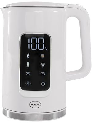 RGV Bollitore Elettrico Touch RGV con Opzioni Preimpostate per Bevande, Controllo Digitale, Capacità 1,7LT