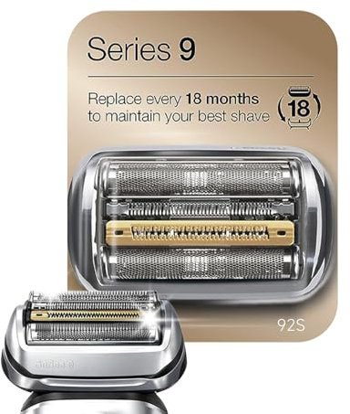 Kompatibel mit Braun Serie 9, 92S Rasierköpfe, Elektrorasierer für Herren, für Braun Rasierkopf Series 9 9290cc, 9291cc, 9370cc, 9293s, 9385cc, 9390cc, 9330s