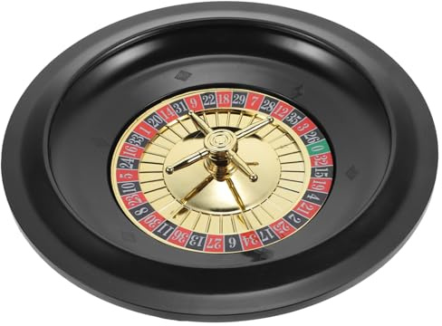 GARIOUANS Jeu de Roulette en Plastique Léger et Pratique Roue de Jeu Unique pour Fête, Accessoire pour Soirée Adulte et Présent de Fête
