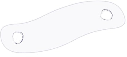 ZWTPGKRD Muñequera transpirable transparente con bandas suaves y pulgar para uso diario