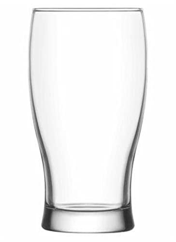 Lav 105019 Vaso Cerveza, Transparente, 375 cc, Set de 6