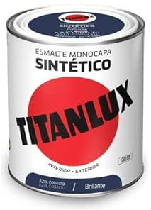 Titanlux Esmalte Sintético Brillante Azul Cobalto 750 ml