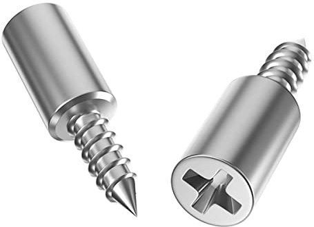 Qrity 24 Pezzi Perni per Mensole, Reggimensola con Copertura Antiscivolo, Vite Autofilettante per Armadi Mobili Guardaroba