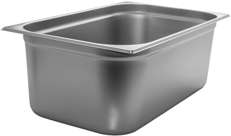 AcMax Récipient gastronorme GN 1/1 Gastronorm en acier inoxydable 28 l Profondeur 200 mm