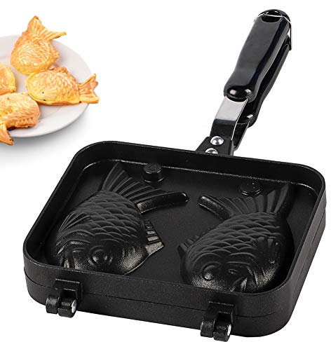 Taiyaki - Stampo per waffle, a forma di pesce, doppia padella antiaderente Taiyaki, teglia da forno, teglia per pancake, bakeware, waffle