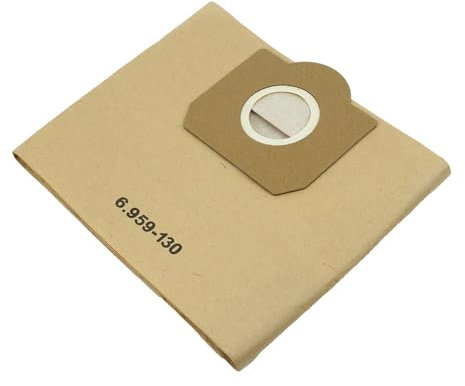 16 Bolsa Aspiradora para Karcher 6.959-130.0, Bolsas Aspiradora para WD3 WD3P MV3 MV3P Premium A2201 A2204 A2504 A2554 A2251 A2604, bolsas de papel Aspirador multiusos para Kärcher