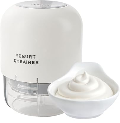 SVCEQZE Colino per Yogurt a Pressione, Setaccio per Succhi con Cesto, Set Colino con Filtro Rimovibile per Succhi Tè Salse Miele Latticini Cucina