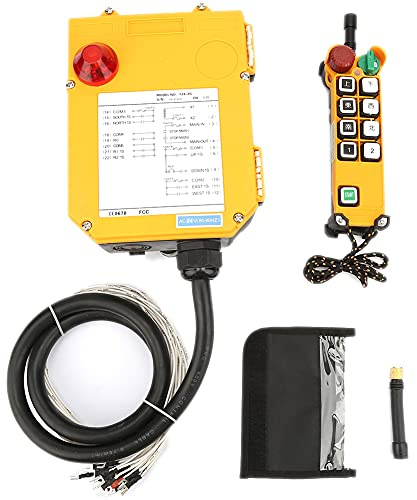 TICFOX F24-8S Grúa Industrial de Alta Confiabilidad Control Remoto Inalámbrico 100 Metros (24V)