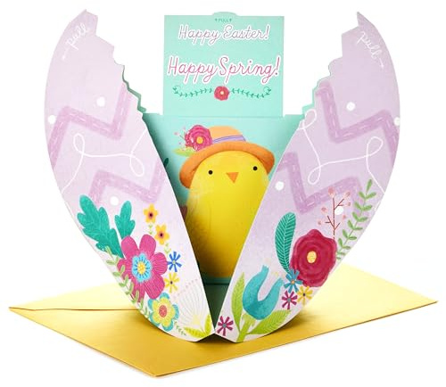 Hallmark Biglietto di Pasqua pop up musicale (uovo di Pasqua, suona l'ode alla gioia)
