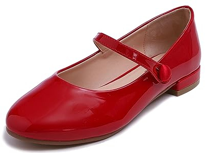 Feversole Women's Mary Jane Fashion，Femmes élégantes Chaussures décontractées Ballerines Fond Mou Confortable Marche Quotidienne Mary Jane Chaussures de Mode