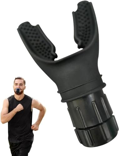 Respiratore per i polmoni – Respiratore portatile per l'allenamento dell'espansione polmonare, allenatore per esercizi di respirazione con resistenze regolabili per aumentare la resistenza (Bianco)