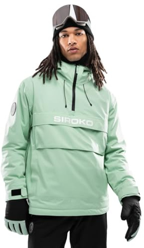 SIROKO Snowboardjacka med isolering W6 Elm, Grön, M