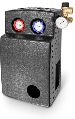 SUNEX® Pumpengruppe für Solarthermieanlage GPS UPM3 15-75 Umwälzpumpe – energieeffiziente Solarstation mit Durchflussregler & Sicherheitsgruppe, ¾″ AG, bis 110 °C, ohne Halterung