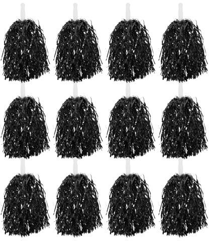 GALPADA Palline da Cheerleader 12 Pezzi Impugnatura Antiscivolo Palline Leggere per Tifo Sportivo Accessori Riutilizzabili per Feste e Competizioni di Danza e Cheerleading
